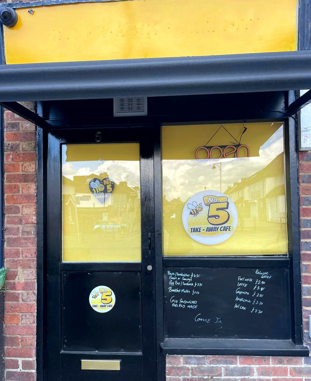 No. 5 shopfront on Carlton Parade